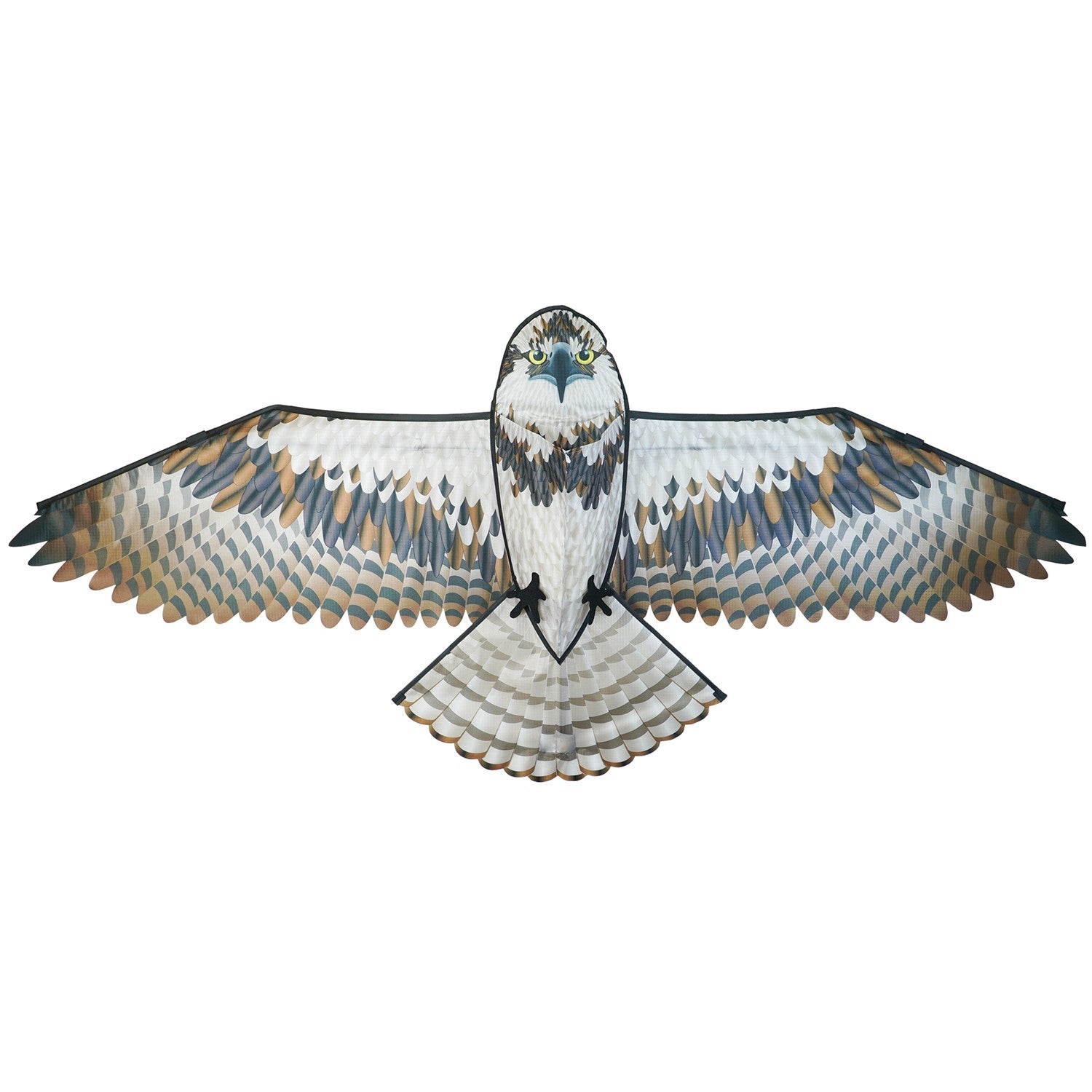 70-inch Osprey Kite with realistic detailing and colorful features soaring in the sky against a blue background.