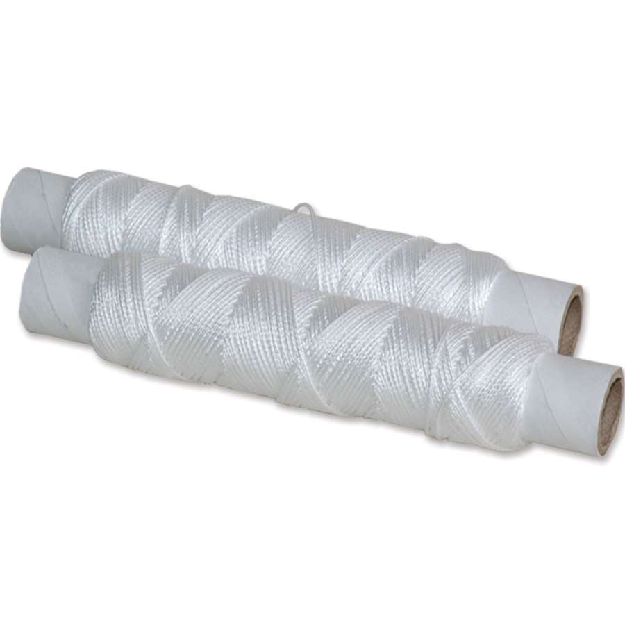 Two spools of 80 lb Spectra Kite Line, each 110 ft in length, designed for high-performance kite flying with durability and strength for stable aerial adventures.