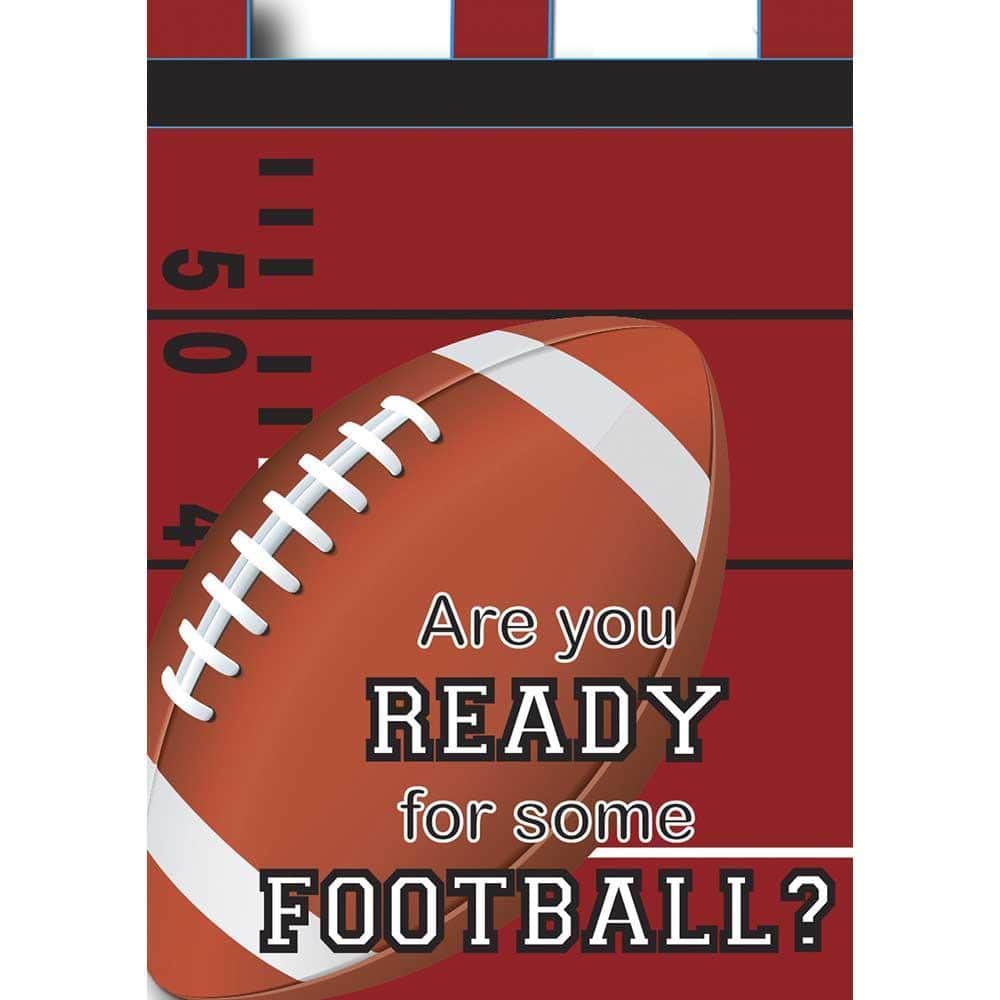 Crimson and black football banner flag double applique 29x42 hanging on a yard pole, showing bold team colors and textured applique details for outdoor display.