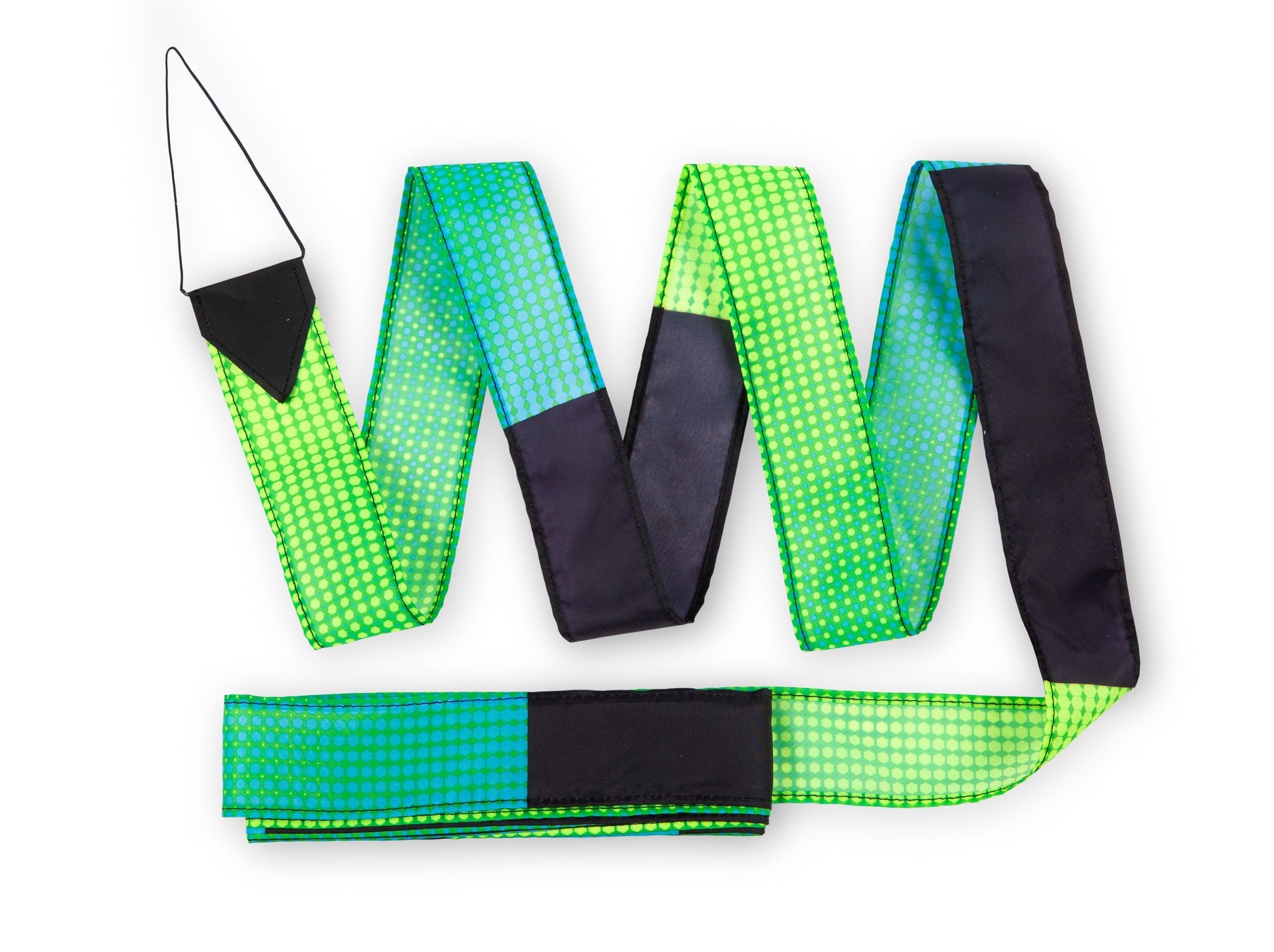 aurora 20 foot ribbon tail kite accessory with flowing fabric adding smooth motion and colorful visual appeal in flight