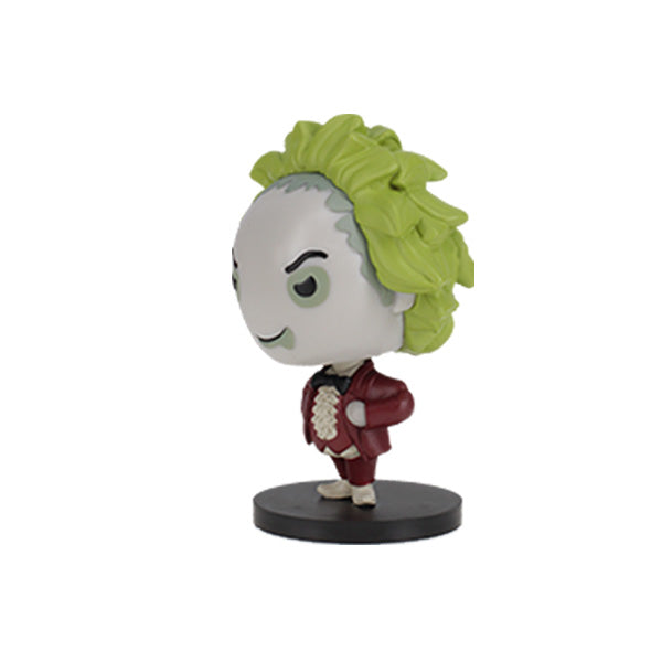 Beetlejuice Go! Bobblehead standing approximately 3 inches tall, showcasing vibrant colors and detailed design, perfect for horror movie fans.