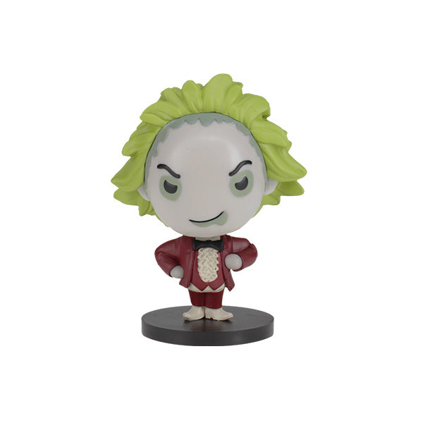 Beetlejuice Go! Bobblehead standing approximately 3 inches tall, showcasing vibrant colors and detailed design, perfect for horror movie fans.