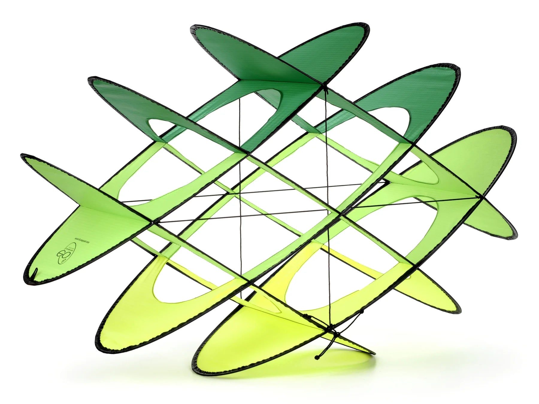Pop-up box kite with stable multi-cell design, playful trick-flying capabilities, and no-assembly convenience for easy outdoor fun.