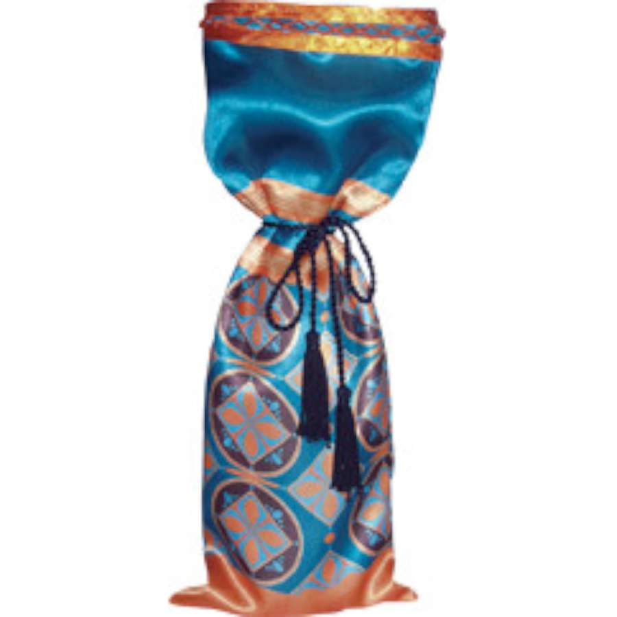 Deluxe Gift Bag - Venetian made of luxurious satin fabric, measuring 6 inches by 16 inches, ideal for wine and champagne gifts.