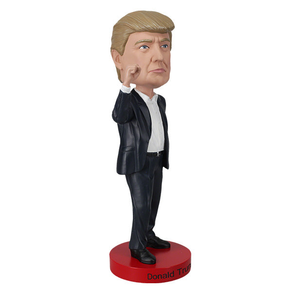 Donald Trump 'Fight!' bobblehead, 7-inch collectible displaying a detailed figure of Trump, showcasing vibrant colors and quality craftsmanship.