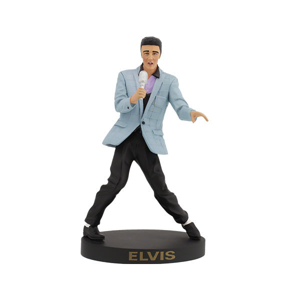 Elvis Presley BobbleHIPS Bobblehead depicting Elvis in 1956 attire from The Ed Sullivan Show, featuring vibrant colors and intricate details.