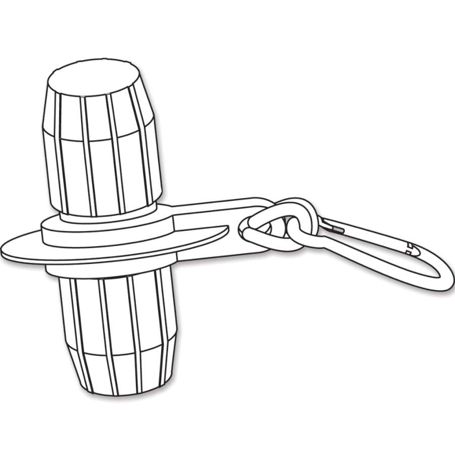 Flag Mount C attachment for deluxe flag poles, allowing for 360-degree rotation and adjustable display of multiple flags outdoors.