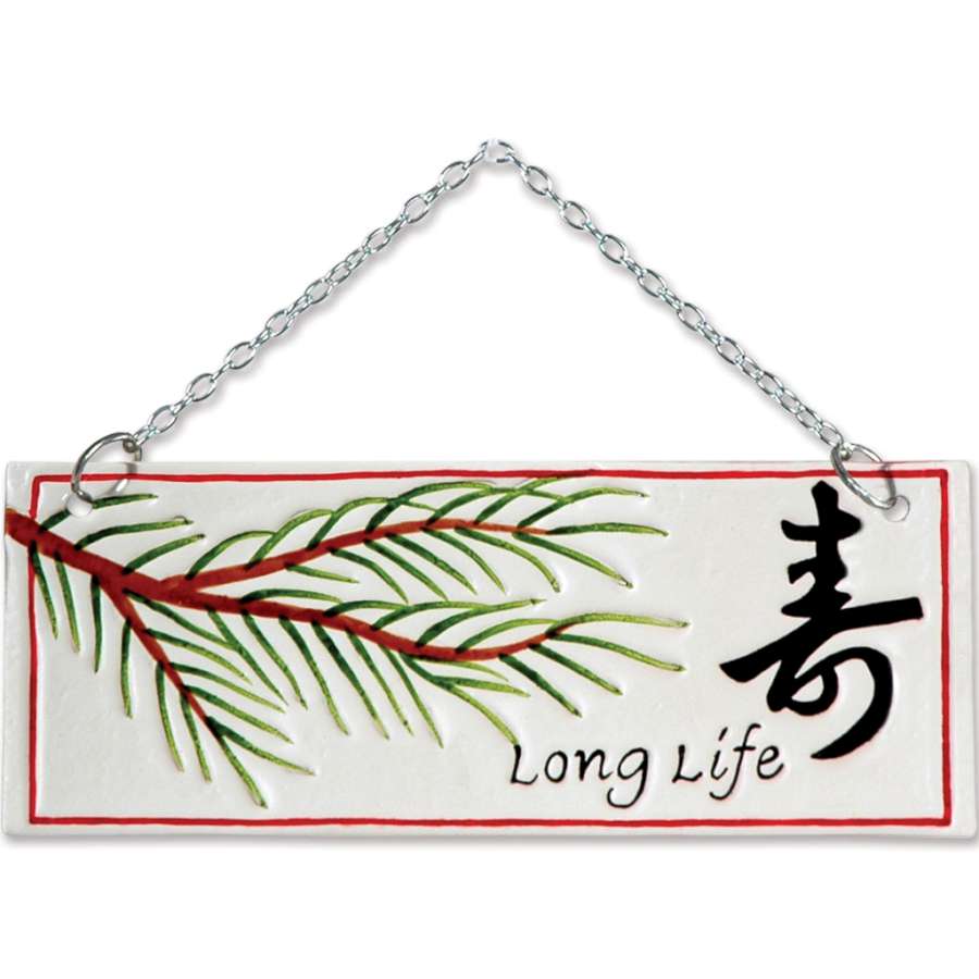 Colorful Glass Expression - Long Life hanging in a sunny window, showcasing its vibrant sun-drenched colors and beautiful glass design.