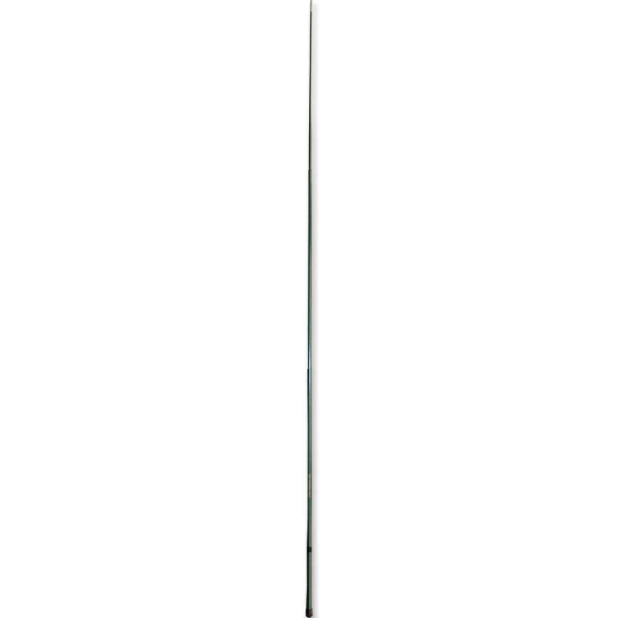 Heavy Duty Windsock Pole measuring 10 feet tall with a swiveling eyelet ready to hold windsocks, set against a sunny outdoor backdrop.