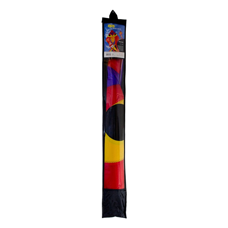 Experience the incredible Ibis 52" Wave Delta Kite-vibrant, weather-resistant, and designed for generations of outdoor fun. Your sky awaits!