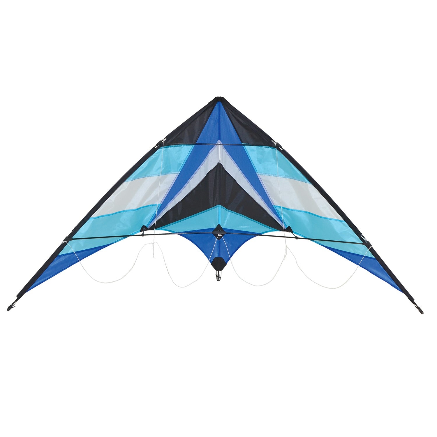Ocean Breeze 68" Sport Kite with colorful design, shown soaring against a clear sky, perfect for outdoor fun, showcasing high-quality materials and craftsmanship.