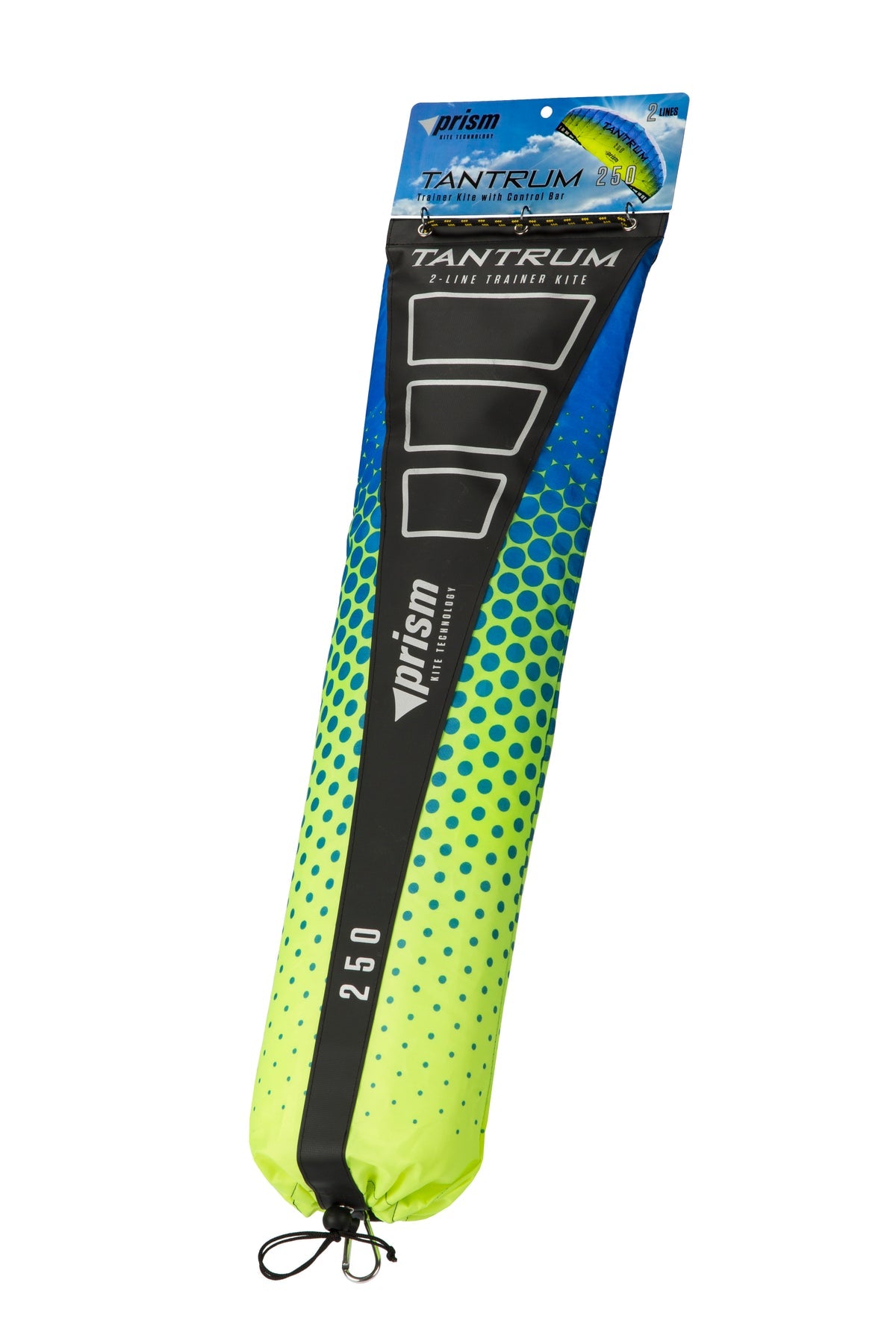 Large dual-line traction parafoil kite delivers strong pull, controlled handling, and smooth power across a wide wind range.