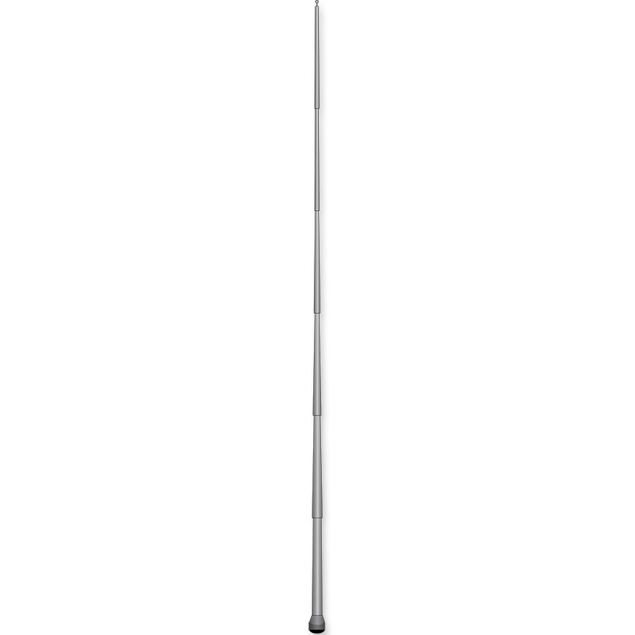 16 ft. Stacking Windsock Pole showcasing a vibrant windsock, featuring a sturdy construction with five sections and a rotating tip.
