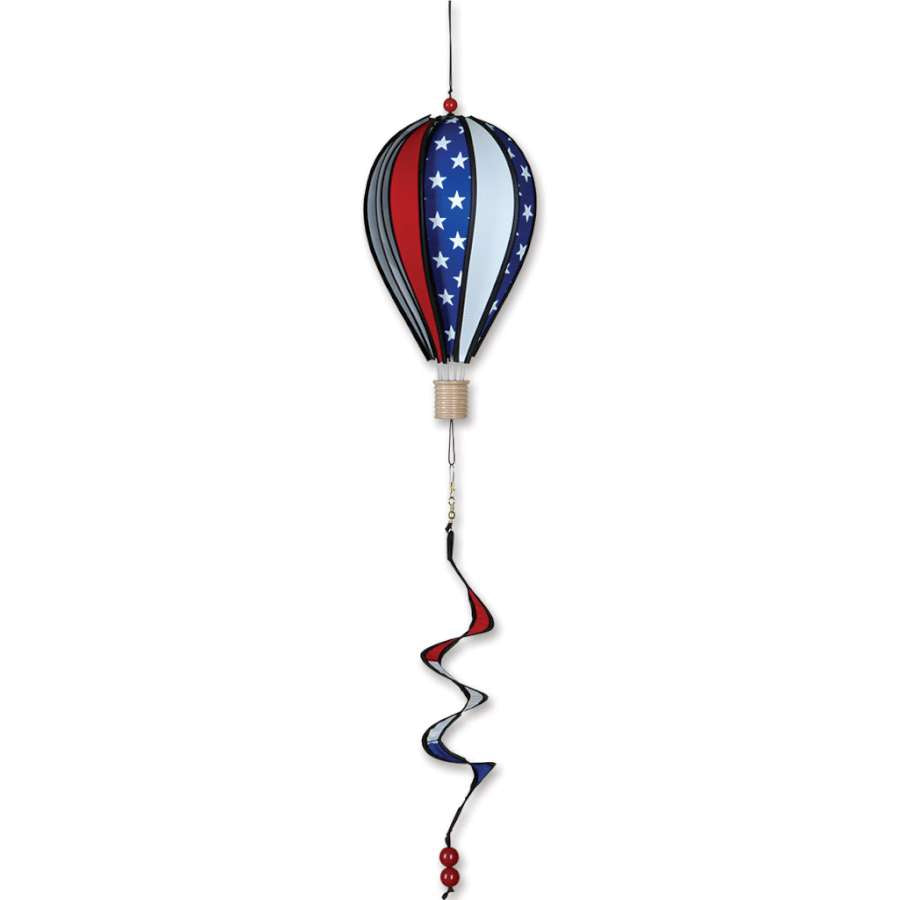 Colorful 12 in. Hot Air Balloon - Stars spinning in a bright room, adding a whimsical touch to the decor.