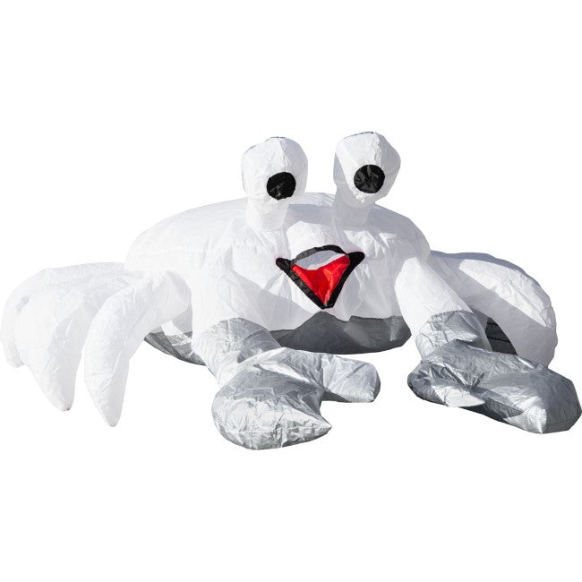 Compact ghost crab bouncing buddy designed to hop and move in the wind, adding playful motion to beach and lawn displays.
