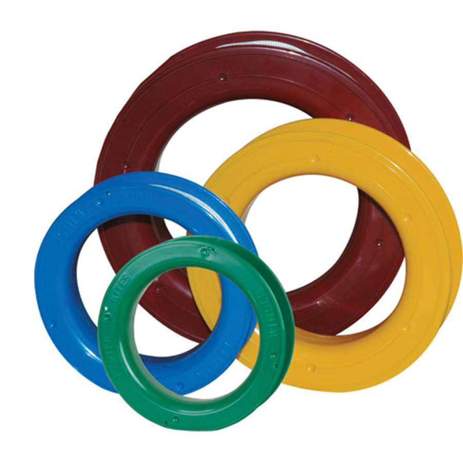 20Lb/500 ft. braided kite line with yo-yo winder, showcasing durability and length for optimal kite flying experience.