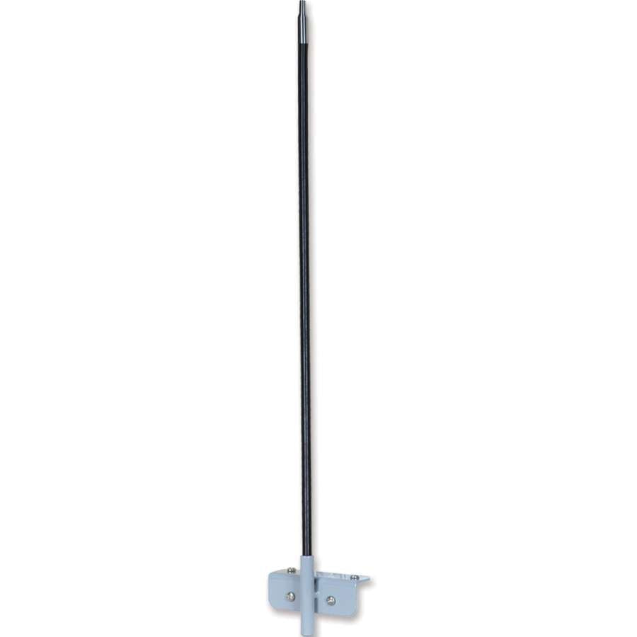 38-inch 3/8 in. Deck Mount Extension Kit with reducing ferrule and deck mount, ideal for supporting outdoor flags and decorations.