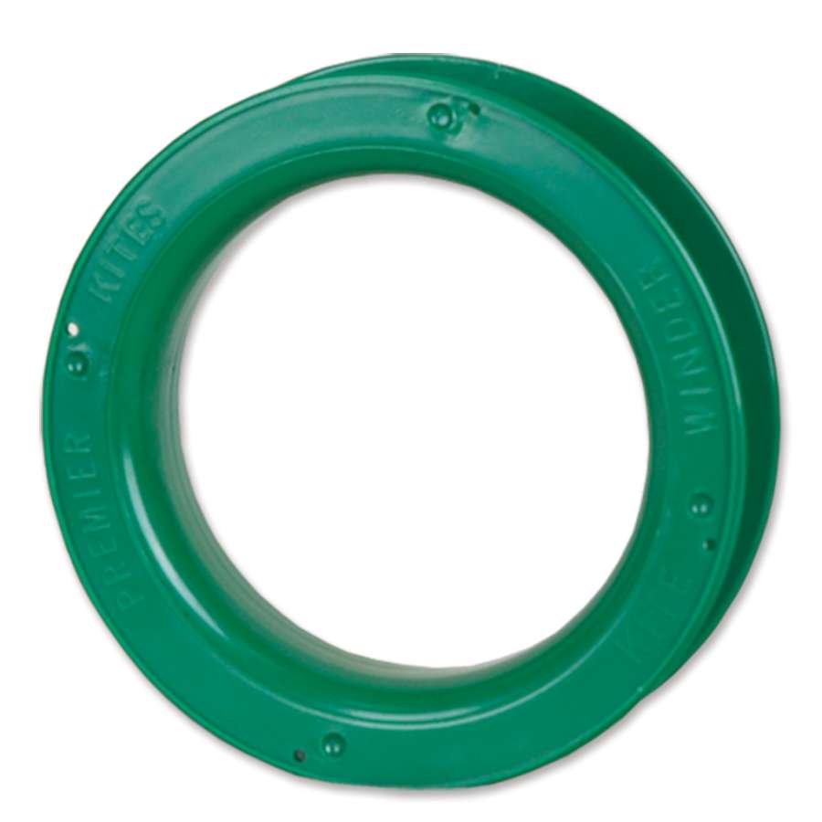 6 in. Blank Yo-Yo Winder with a 6-inch diameter, designed for managing kite line, showcased in an outdoor setting near kites.