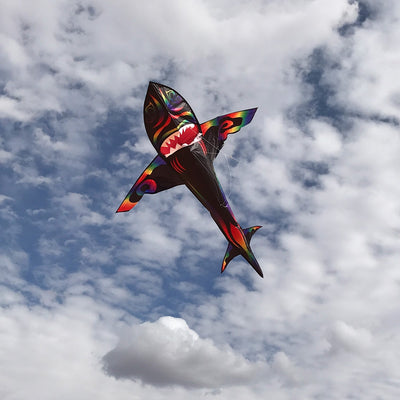 7.5' aurora-3d-shark-kite-great-white-wholesale-kite