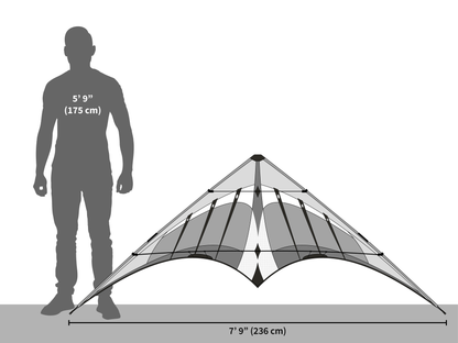 Size Guide for Prism Hypnotist Stunt Kite