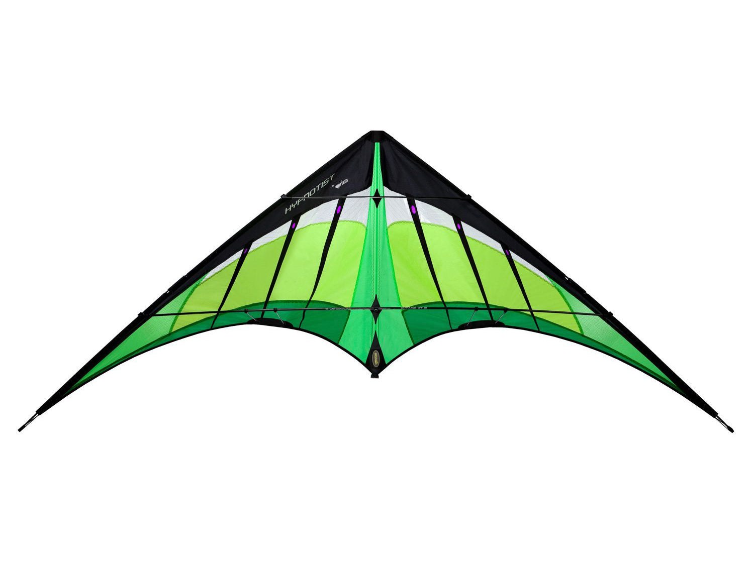 Citrus Prism Hypnotist Stunt Kite Setup