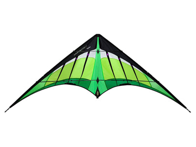 Citrus Prism Hypnotist Stunt Kite Setup