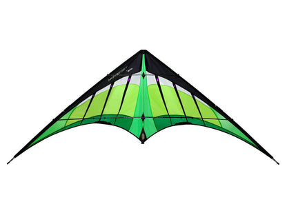 Citrus Prism Hypnotist Stunt Kite Setup