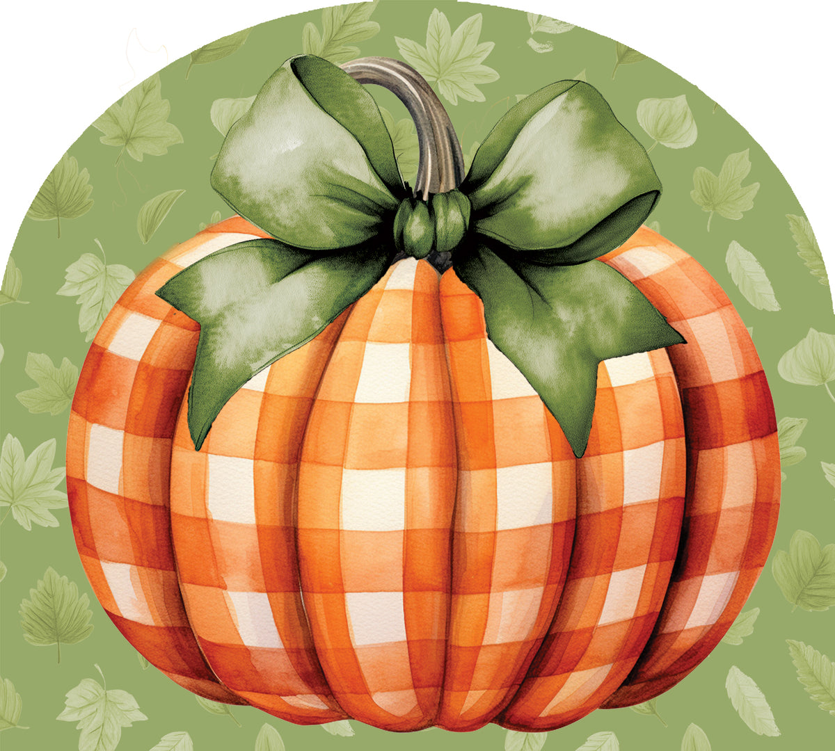 Arbor Mate-Orange & Green Stack PVC garden panel displayed in a garden setting, featuring vibrant orange and green colors for seasonal decor.