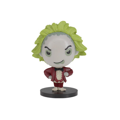 Beetlejuice Go! Bobblehead standing approximately 3 inches tall, showcasing vibrant colors and detailed design, perfect for horror movie fans.
