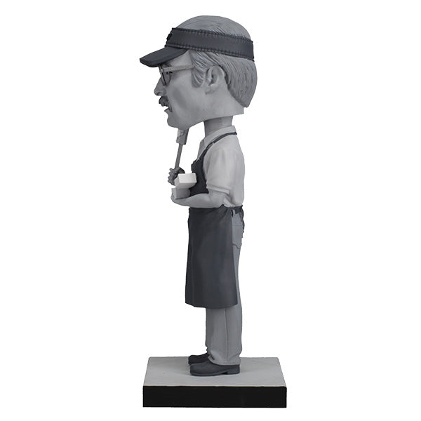 Better Call Saul Gene Takavic Bobblehead, standing 7 inches tall, featuring detailed hand-painted likeness and premium materials in a collector's box.