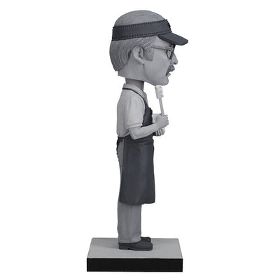 Better Call Saul Gene Takavic Bobblehead, standing 7 inches tall, featuring detailed hand-painted likeness and premium materials in a collector's box.