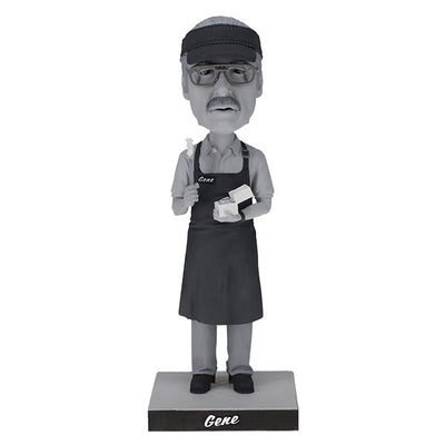 Better Call Saul Gene Takavic Bobblehead, standing 7 inches tall, featuring detailed hand-painted likeness and premium materials in a collector's box.