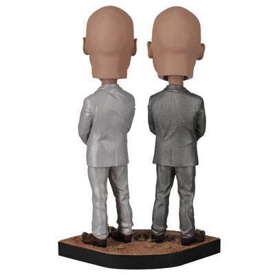 Breaking Bad - The Cousins Bobblehead depicting Leonel and Marco Salamanca, with detailed expressions and outfits, ideal for collectors.