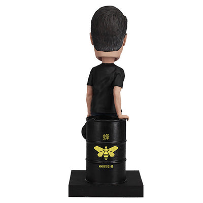Breaking Bad Vince Gilligan Bobblehead, hand-painted, 8-inch figure showcasing the creator in his signature style with vibrant details.