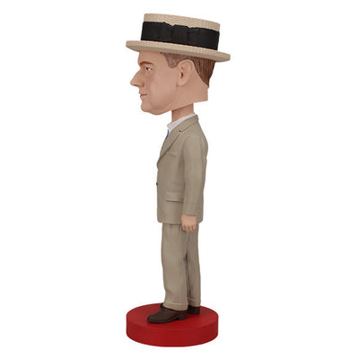 Calvin Coolidge Bobblehead, an 8-inch detailed figure of the 30th president, featuring unique hand-painted craftsmanship and an authenticity hologram.