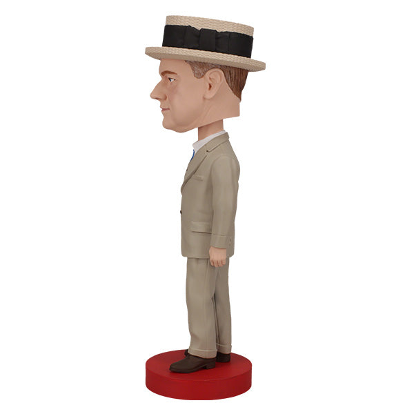 Calvin Coolidge Bobblehead, an 8-inch detailed figure of the 30th president, featuring unique hand-painted craftsmanship and an authenticity hologram.