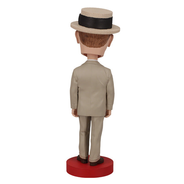 Calvin Coolidge Bobblehead, an 8-inch detailed figure of the 30th president, featuring unique hand-painted craftsmanship and an authenticity hologram.