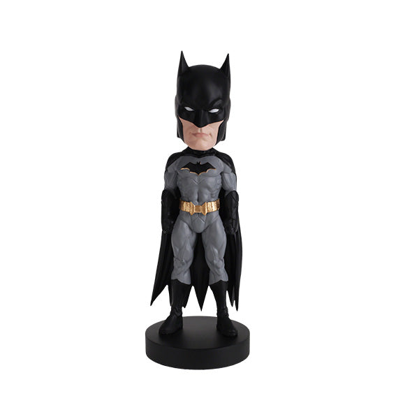 DC Comics Batman 6" Bobblehead showcasing Batman in his Rebirth suit, complete with cape and emblem, designed for display on shelves or desks.