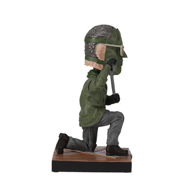 DC: The Riddler Bobblehead figure showcasing details of the character as portrayed by Paul Dano, featuring a green suit and question mark motifs.