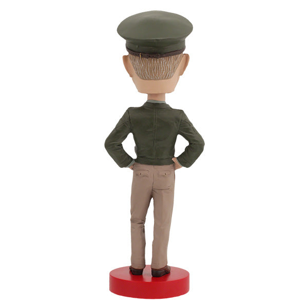 Dwight D. Eisenhower V2 Bobblehead, a 9-inch hand-painted collectible featuring the likeness of America's 34th President, displayed on a desk.