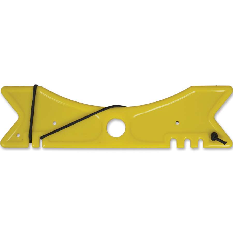 Compact Extracto Winder made of high-strength plastic, designed with three troughs for kite spar extraction, perfect for kite enthusiasts.