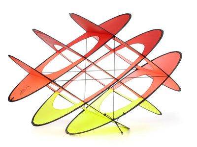 Pop-up box kite with stable multi-cell design, playful trick-flying capabilities, and no-assembly convenience for easy outdoor fun.