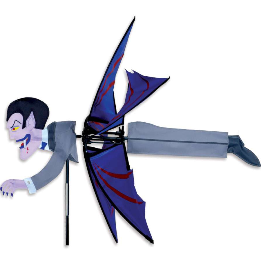 Flying Vampire Spinner designed like a bat in flight, showcasing vibrant colors and aerodynamic structure suited for outdoor play.