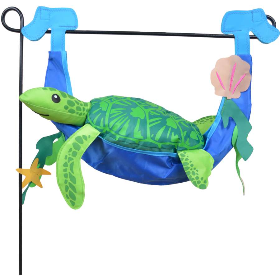 Garden Charm - Sea Turtle accent piece showing vibrant colors and intricate details in a garden setting.
