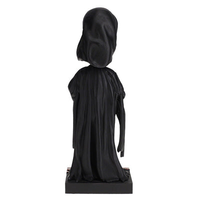 Ghost Face Bobblehead, an 8-inch hand-painted collectible made from polyresin, featuring the iconic mask and robe from the Scream movies.