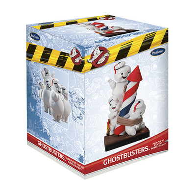 Ghostbusters Afterlife Mini-Pufts Rocket Bobblehead showing mischievous Mini-Puft characters attempting a rocket launch with colorful detailing.