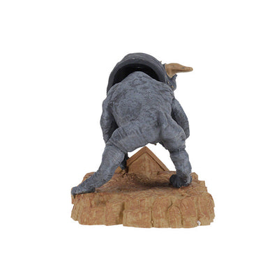 Ghostbusters Afterlife Terror Dog Bobblehead featuring menacing details like red eyes and sharp claws, displayed on a shelf with a colorful collector's box.