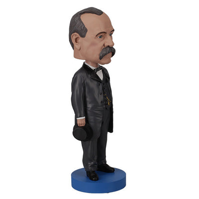 Grover Cleveland Bobblehead featuring detailed attire and facial features, showcasing Cleveland's historical significance in American politics.