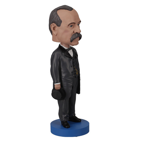 Grover Cleveland Bobblehead featuring detailed attire and facial features, showcasing Cleveland's historical significance in American politics.
