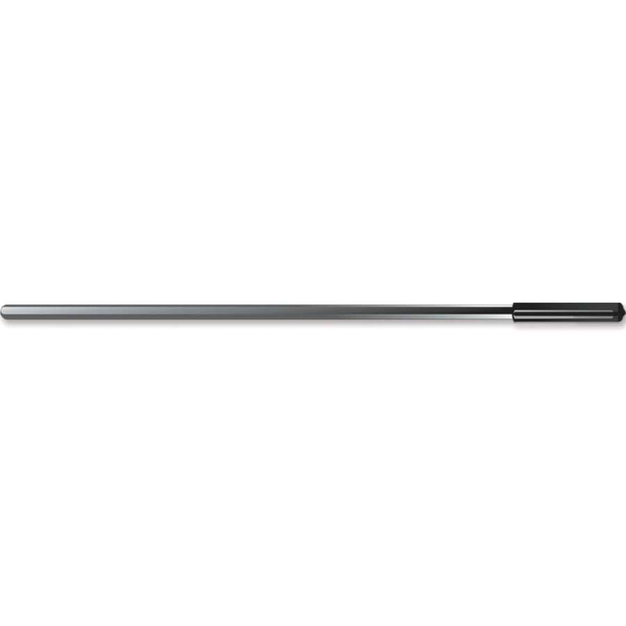 Alt Text: 5/8 in. x 34 in. Steel Ground Mount for telescopic poles shown installed in a lawn, displaying stability and durability suitable for outdoor use.